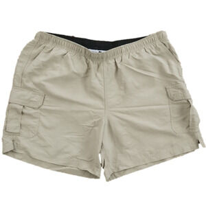 L.l. Bean Tan Cargo Swimming Trunks Shorts